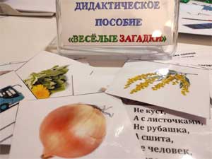 Дидактическое пособие по развитию речи детей старшего дошкольного возраста «Весёлые загадки»