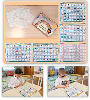 Дидактическое пособие «Фразовый конструктор на липучках» для детей 5-7 лет