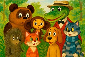 Игра-викторина «Волшебный мир мультфильмов» для старшего возраста и их родителей.