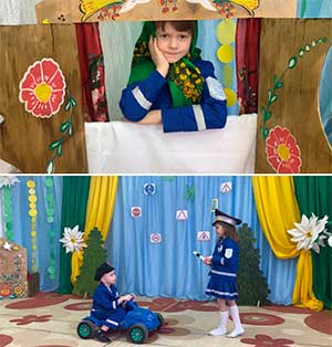 Творческое выступление команды ЮПИД «Светофорик».